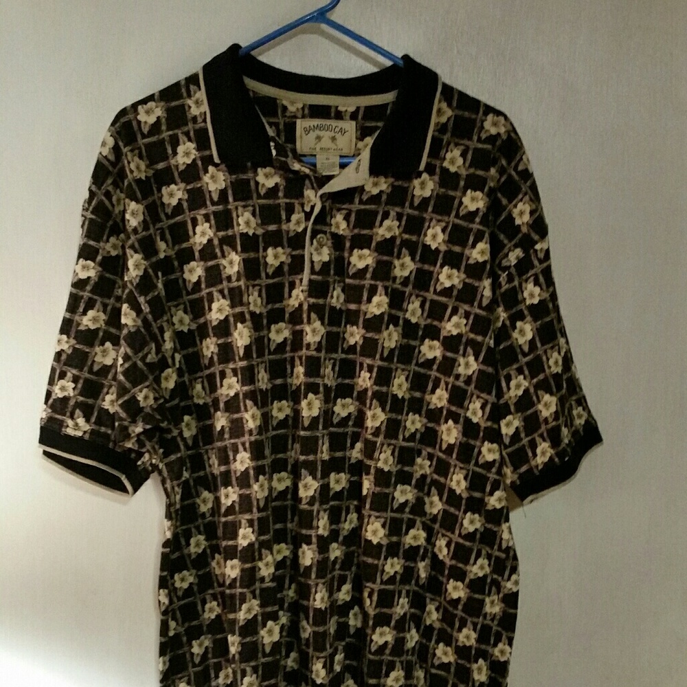 Bamboo Cay Fine Resortwear Bamboo Floral Print XL